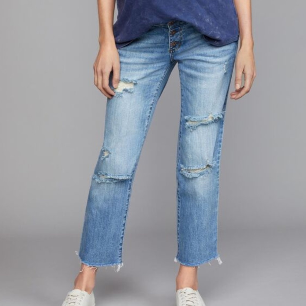 Luxe Essentials Denim Maternity Jeans NWT